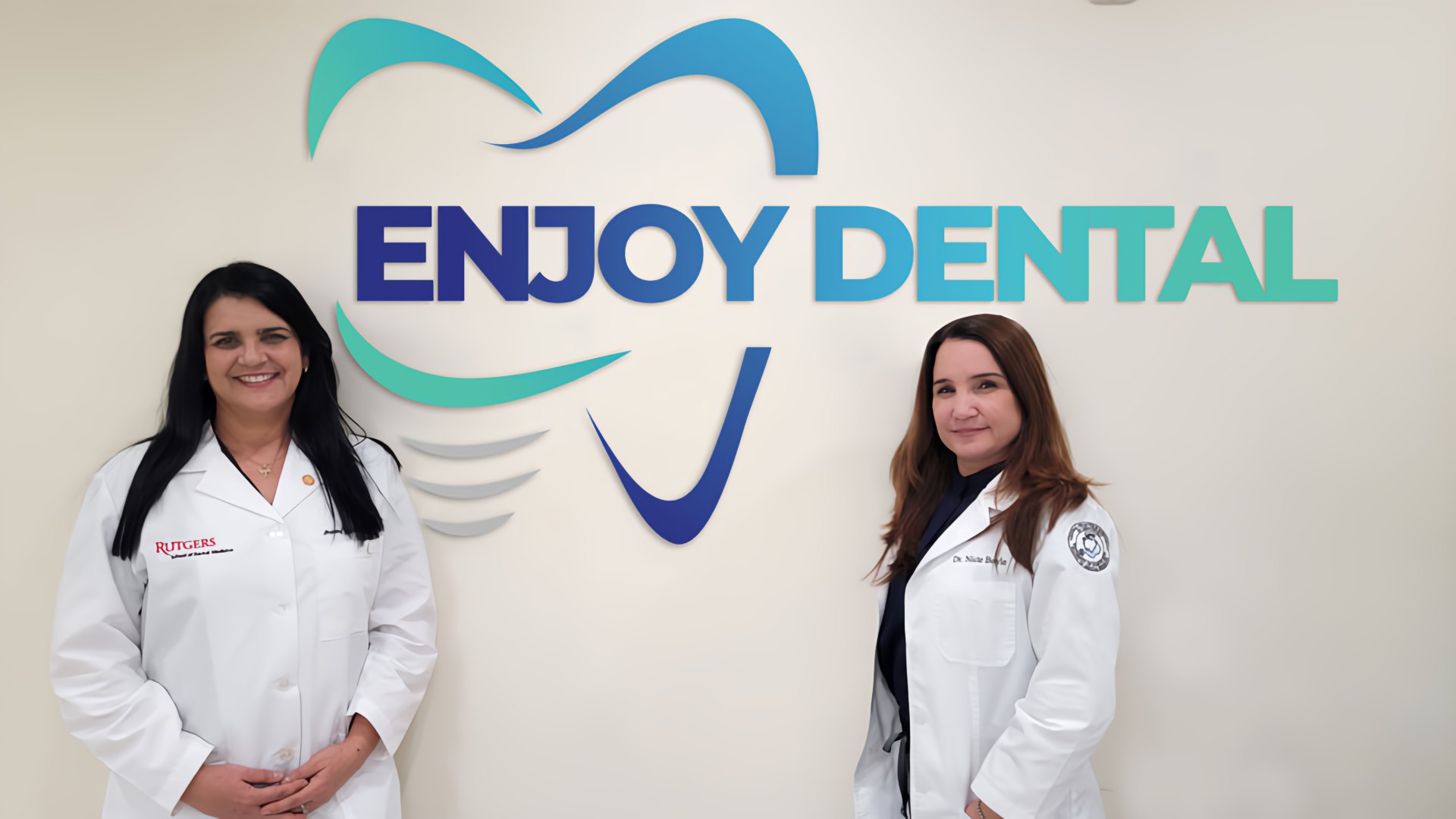 Dr. Jheiny Garcia and Dr. Nicte Boyle at Enjoy Dental in Hialeah